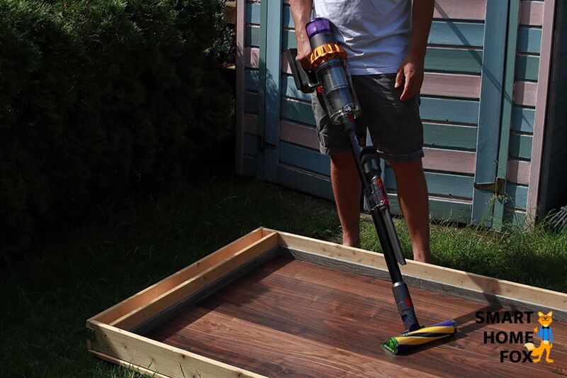 The Dyson v15 cordless vacuum cleaner